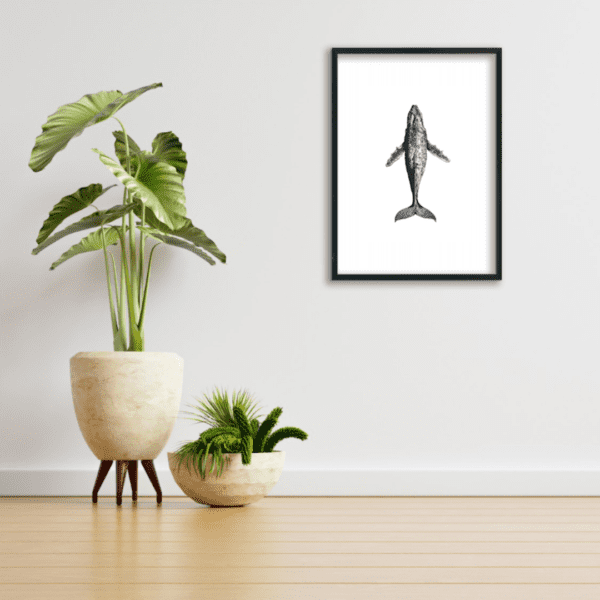 Print Ballena Jorobada Vertical living room