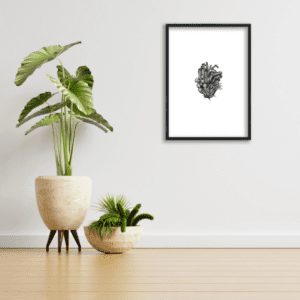 Print Corazón Árido Living Room