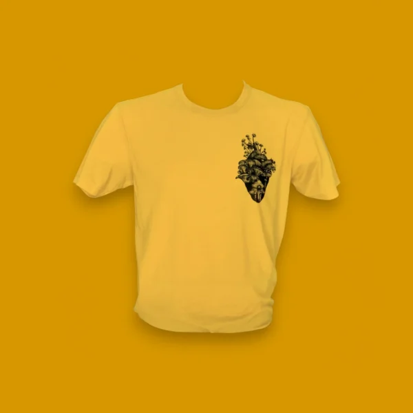 Playera Hombre Corazón Fungi - Image 2