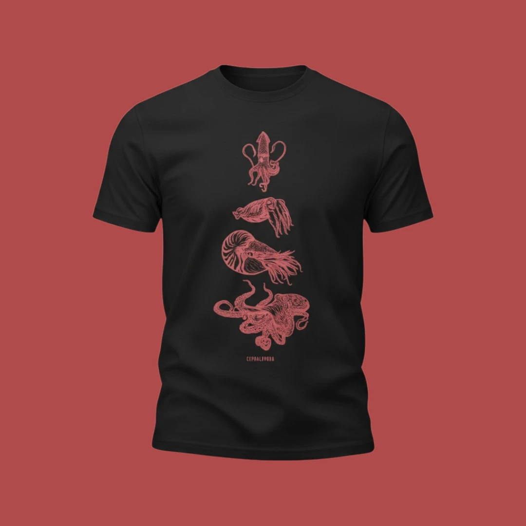 Playera Hombre Cefalópodos